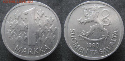21.Ходячка Финляндии 1963-2000г. - 21.33. -Финляндия 1 марка 1990