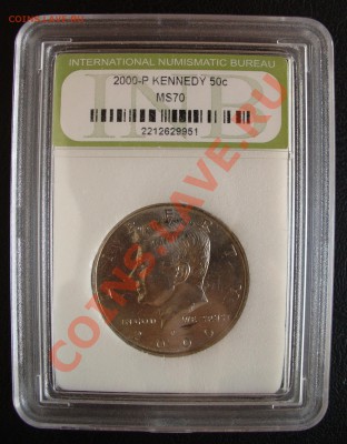 50 центов 2000P США в слабе MS70 до 20.02 в 20.00 мск - P1100878.JPG