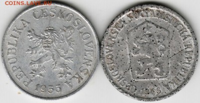 Чехословакия 10 геллеров 2 шт. до 24.00 03.06.17 г. - Scan-170528-0062