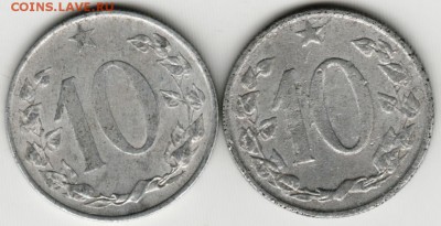 Чехословакия 10 геллеров 2 шт. до 24.00 03.06.17 г. - Scan-170528-0079