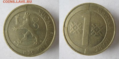 21.Ходячка Финляндии 1963-2000г. - 21.63. -Финляндия 1 марка 1995