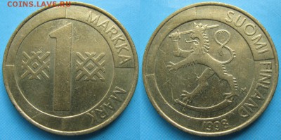 21.Ходячка Финляндии 1963-2000г. - 21.68. -Финляндия 1 марка 1998 M    5218