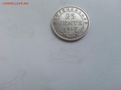 Ньюфаундленд 25 центов 1917 до  22-00 30.05.17 - 20170528_140315