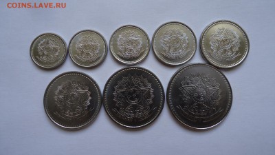 БРАЗИЛИЯ НАБОР 1 СЕНТАВО-10 КРУЗАДО 1986-1988 - DSC04423.JPG