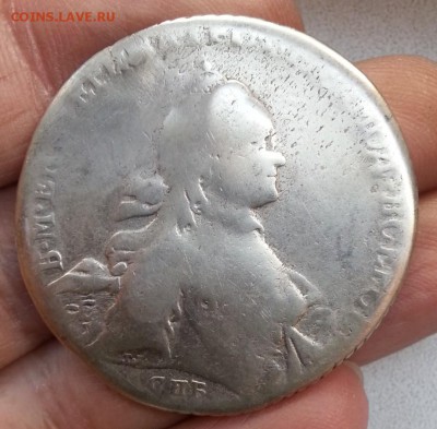 Рубль Екатерины Великой 1764 год - 9н65