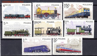 Польша 1978 локомотивы - 32б