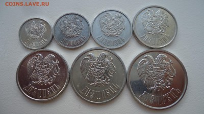 АРМЕНИЯ НАБОР 7 МОНЕТ 1994 - DSC04496.JPG