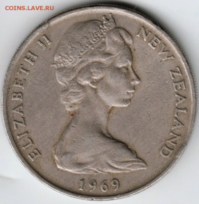 Новая Зеландия 20 центов 1969 г. до 24.00 05.06.17 г. - Scan-170528-0087