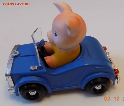 Игрушка Поросенок-автомобилист, до 04.06.2017, 22:00 мск. - Поросенок-4.JPG