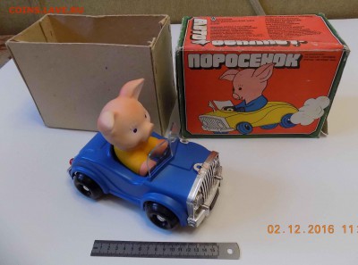 Игрушка Поросенок-автомобилист, до 04.06.2017, 22:00 мск. - Поросенок-1.JPG