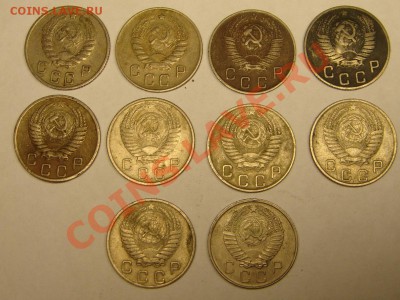 10 коп 1945-57 г ( 10 шт)20.02.11г 22-00 по Москва - 10 к (1).JPG