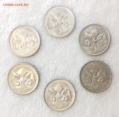 Набор (6 шт.) монет Австралии до 6 июня 22-00 мск - 20170531_103642