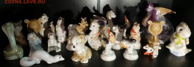 22 фарфоровых фигурок с животными - P70531-141538(1)