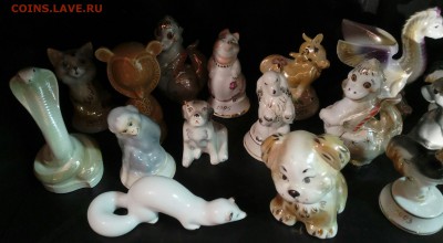 22 фарфоровых фигурок с животными - P70531-141549(1)