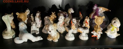 22 фарфоровых фигурок с животными - P70531-141606(1)