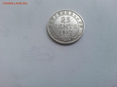 Ньюфаундленд 25 центов 1917 до  22-00 02.06.17 - 20170528_140221