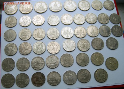 49 юбилейных монет СССР (1-3-5 руб) - 49 монет-2