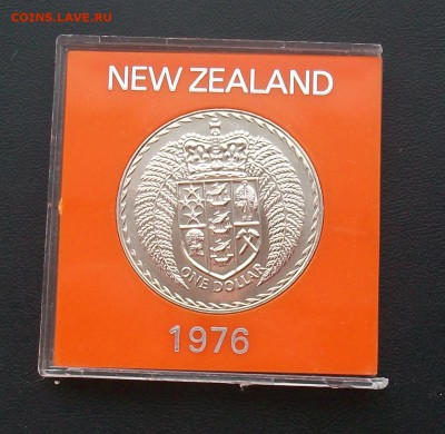 Новая Зеландия 1$ доллар 1976 Герб Крона Шайба - 100_6764