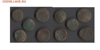 Пантикапей, 5 монет 3-2вв до н.э. до 07.06.17 в 22-10 - пантикапей5шт