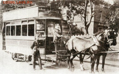 Трамвайные  жетоны. - 32_liverpool_last_horse_1903