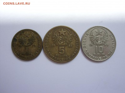 1 угия 1973 5 угий 1981 10 угий 1990 Мавритания. - 1 угия 1973 5 угий 1981 10 угий 1990 Мавритания - 1.JPG