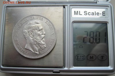 Пять марок 1888  Германия - IMG_2375