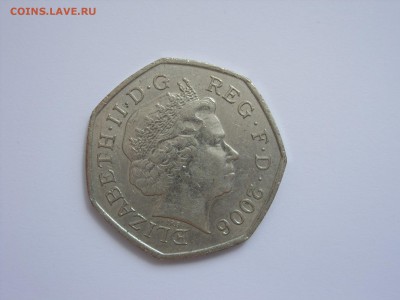 50 пенсов Великобритания 2006. - 50 пенсов Великобритания 2006 - 2.JPG