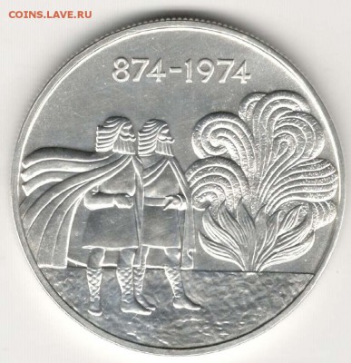 Исландия. 1000 крон 1974 (Викинги). До 09.06 - 1