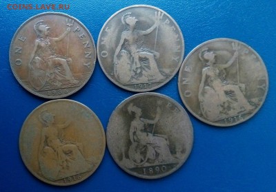 1 пенни (1890-1936) Великобритания,до 05.06. - es-CGgW8GDE