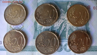 1 евро 2002г. 2шт оценка - P8010011.JPG