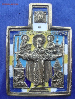 Икона: Николай Можайский,4 эмали до 19-30 М. 5.06.17 г. - NM1