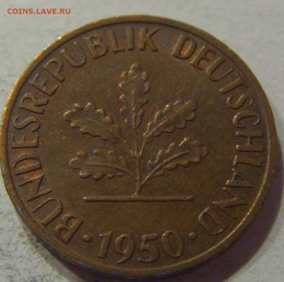 1 пфенниг 1950 F ФРГ №1 09.06.17 22:00 МСК - CIMG4916.JPG