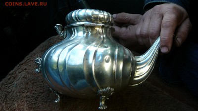 Заварник  серебро 750 пр. Определение и оценка. вес 511 гр. - P1280217.JPG