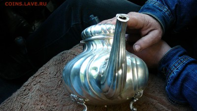 Заварник  серебро 750 пр. Определение и оценка. вес 511 гр. - P1280218.JPG