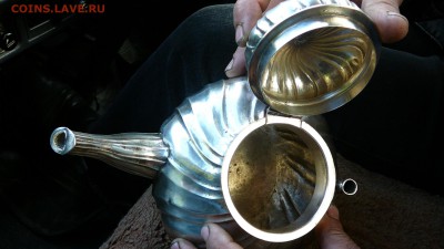 Заварник  серебро 750 пр. Определение и оценка. вес 511 гр. - P1280221.JPG