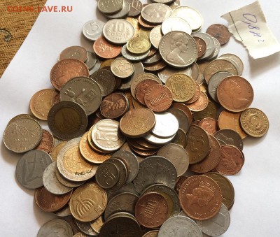 Монеты иностранные, вес 0,8 кг. - IMG_1590