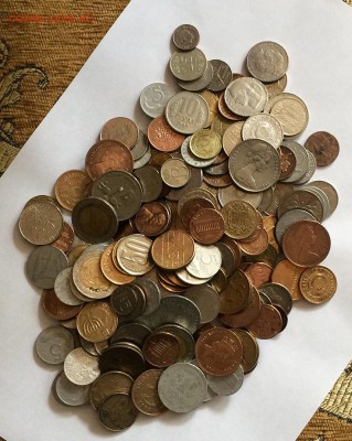 Монеты иностранные, вес 0,8 кг. - IMG_1588