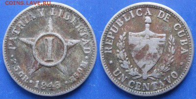Куба 1 сентаво 1946 - Куба 1 сентаво  1946    6361