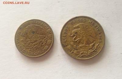 5 сентаво 1964г. , 1976г. Мексика , до 11.06.17г. - мексика 5