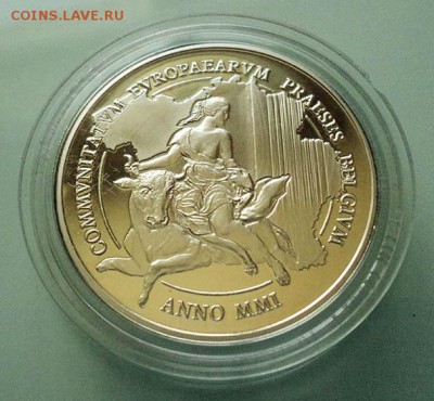 500 франков 2001 Бельгия - похищение Европы. - Бельгия_500франков-2001_похищение-Европы.JPG