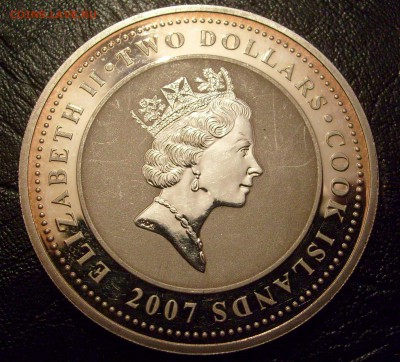 2 доллара 2007 года, серебро, Острова Кука, Шерлок Холмс. - Шерлок-2.JPG