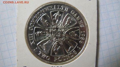 Гернси, 2 фунта 1986 (серебро!) - "Игры содружества" - IMG_5652.JPG
