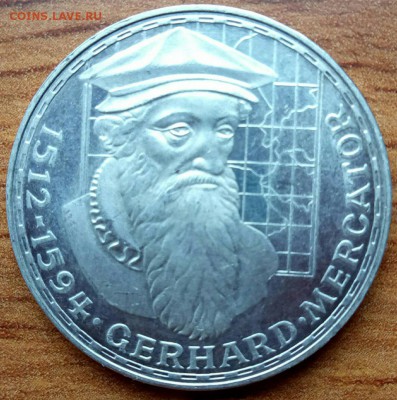 ФРГ. 375 лет со дня смерти Герхарда Меркатора. - Меркатор