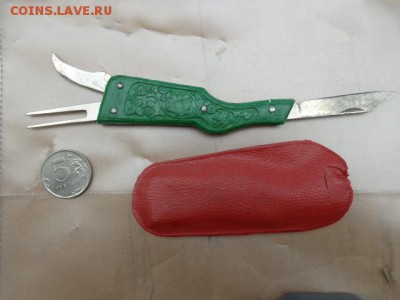 Ножик туристический складной ( под ружье ) чехол СССР - DSC00587.JPG