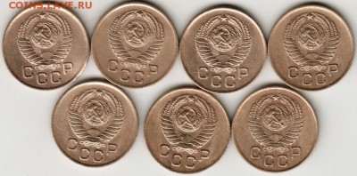 1 копейка 1957 г. 7 шт. до 23.00 12.06.17 г. - Scan-170604-0001