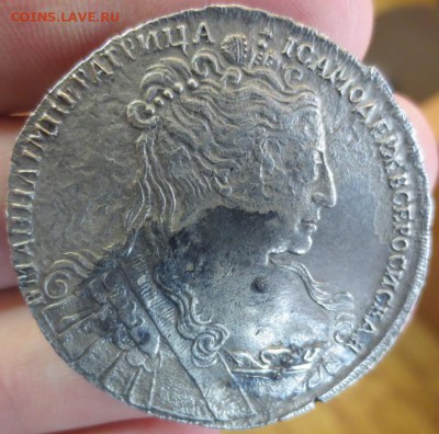 Рубль 1734г. определение подлинности. - IMG_3510.JPG