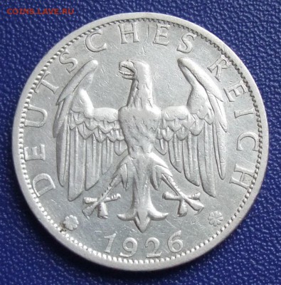 Германия. Веймарская Республика. 2 марки 1926 A. До 13.06.17 - 2-26A.JPG
