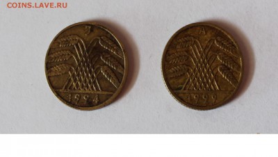 10 пфеннигов (rentenpfennig) 1929 и 1924г. до 08.06.17 - 2