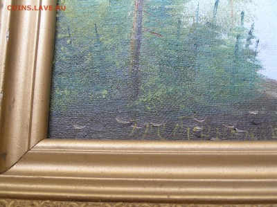 Картина. "Сосны на островке" Холст, масло, красивая рама - сосны4.JPG