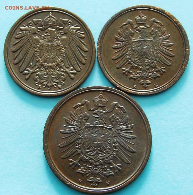 Кайзер мелочь в хорошем сохране 1873-1898 - Оценка - 370